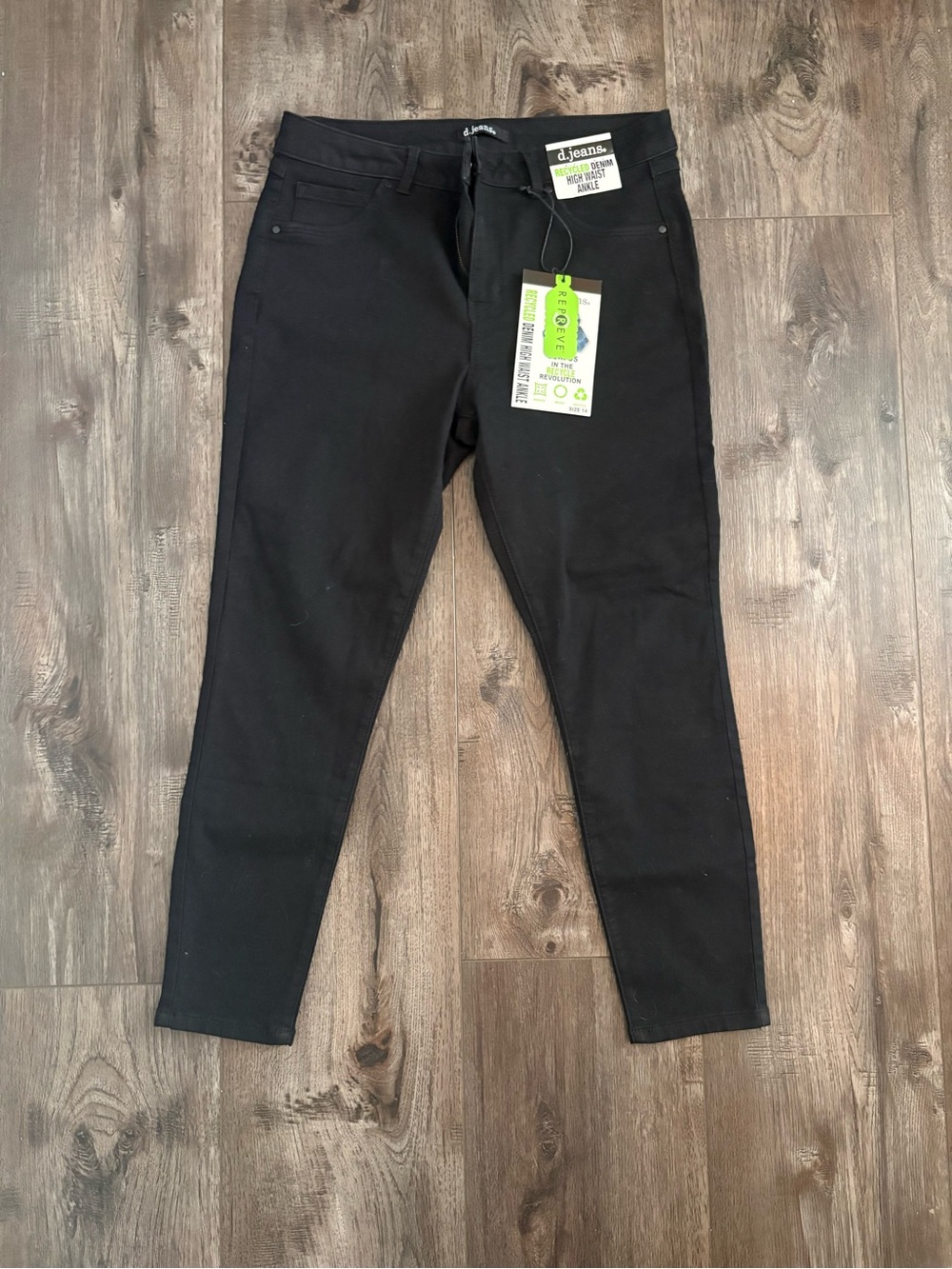 d. jeans Black Women's High Waist Ankle Skinny Jeans